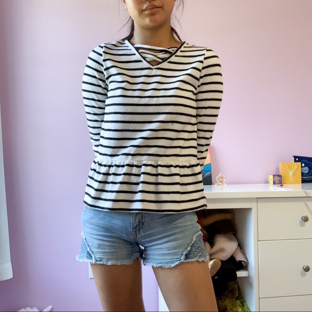 Nordstrom Rack Girls Striped Top